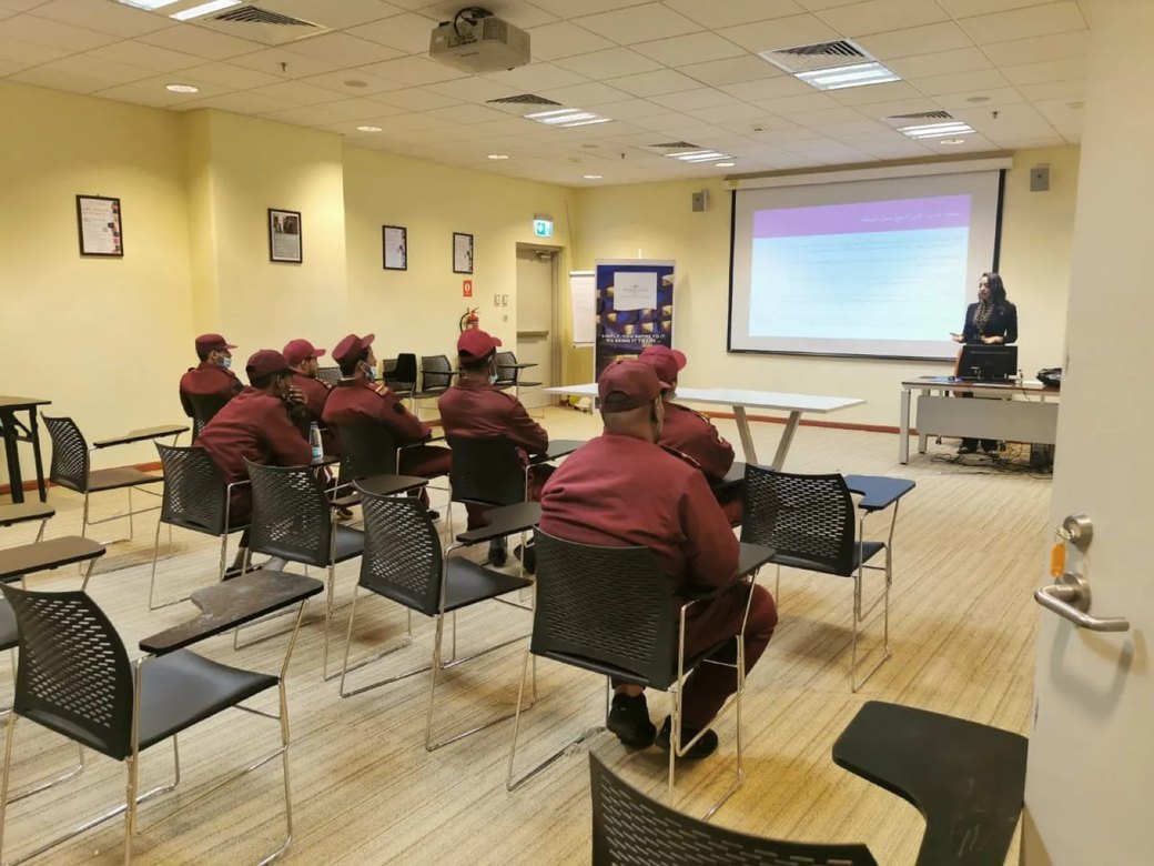 Artal security personnel in a training session